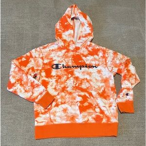 Champion Kids Tie Dye Unisex Lightweight Hoodie‎ Medium